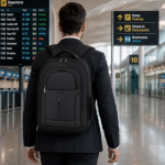 Mochila trolley 2 em 1 em poliéster com compartimento para portátil 20L