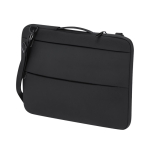 Bolsa acolchoada em poliéster para portátil com bolso antirroubo 15''