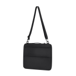 Bolsa acolchoada em poliéster para portátil com bolso antirroubo 15''