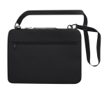 Bolsa acolchoada em poliéster para portátil com bolso antirroubo 15''