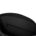 Saco viagem roll-top pele sintética com faixa para trolley e alça ombro