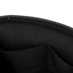 Saco viagem roll-top pele sintética com faixa para trolley e alça ombro