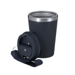 Copo térmico reciclado com fecho hermético e pega 350ml