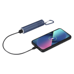 Power bank em alumínio reciclado recarregável e removível 2200mAh