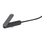 Cabo de carregamento USB-C plástico reciclado com suporte telemóvel 60W