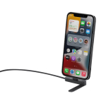 Cabo de carregamento USB-C plástico reciclado com suporte telemóvel 60W