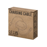 Cabo carregamento USB-C extensível em material reciclado até 120cm 60W