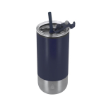 Copo térmico em aço inoxidável reciclado com dupla abertura 480ml