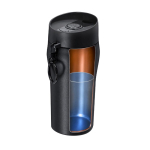 Copo térmico em aço inoxidável reciclado com abertura por botão 280ml