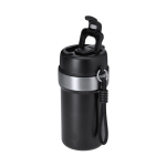 Copo térmico em aço inoxidável reciclado com pega e palhinha 490ml