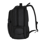 Mochila acolchoada em poliéster e PU com espaço para portátil 15'' 27L