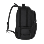 Mochila acolchoada em poliéster e PU com espaço para portátil 15'' 27L