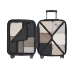 Trolley de viagem com estrutura rígida texturizada e cadeado TSA 40L