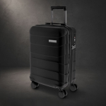 Trolley de viagem com estrutura rígida texturizada e cadeado TSA 40L
