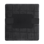 Manta de poliéster coral aos quadrados com verso extramacio 300g/m² cor preto primeira vista