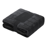 Manta de poliéster coral aos quadrados com verso extramacio 300g/m²