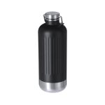 Garrafa térmica aço inoxidável reciclado tampa hermética e pega 800ml