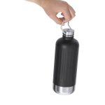 Garrafa térmica aço inoxidável reciclado tampa hermética e pega 800ml