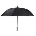 Guarda-chuva automático corta-vento em poliéster pongee com capa Ø130 cor preto primeira vista