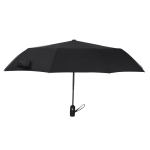 Guarda-chuva dobrável automático e corta-vento em poliéster pongé Ø96 cor preto primeira vista