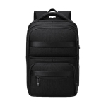 Mochila poliéster para portátil com compartimento antirroubo 20L 15'' cor preto primeira vista