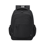 Mochila em RPET acolchoada para portátil com fita para trolley 15'' cor preto primeira vista