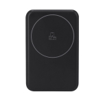 Power bank magnética 3 em 1 com suporte traseiro ajustável 10000mAh cor preto primeira vista