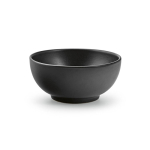 Taça de cerâmica com acabamento mate e design simples 650ml cor preto