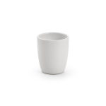 Chávena de café expresso em cerâmica com acabamento mate 80ml cor branco
