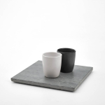 Chávena de café expresso em cerâmica com acabamento mate 80ml vista de ambiente 