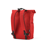 Mochila com fecho enrolável em plástico reciclado para portátil 15,6'' cor vermelho segunda vista