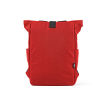 Mochila com fecho enrolável em plástico reciclado para portátil 15,6'' cor vermelho segunda vista