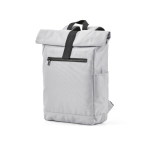 Mochila com fecho enrolável em plástico reciclado para portátil 15,6'' cor cinzento