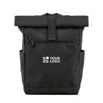 Mochila com fecho enrolável em plástico reciclado para portátil 15,6'' vista principal