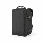 Mochila de cabine em plástico reciclado resistente à água para 17'' cor preto