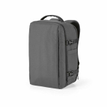 Mochila de cabine em plástico reciclado resistente à água para 17'' cor cinzento