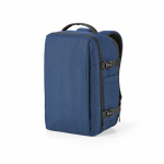 Mochila de cabine em plástico reciclado resistente à água para 17'' cor azul-marinho