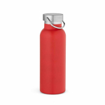 Garrafa térmica em aço inoxidável reciclado com acabamento mate 530ml cor vermelho