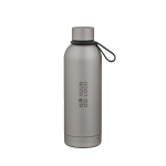Garrafa térmica em aço inoxidável reciclado com pega em silicone 490ml vista principal