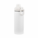 Garrafa térmica em aço inoxidável reciclado com tampa dupla 500ml cor branco