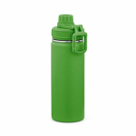 Garrafa térmica em aço inoxidável reciclado com tampa dupla 500ml cor verde