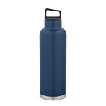 Garrafa térmica em aço inoxidável reciclado com pega de transporte 2L cor azul-marinho