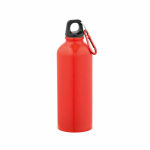 Garrafa em aço inoxidável reciclado com acabamento brilhante 510ml cor vermelho
