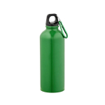 Garrafa em aço inoxidável reciclado com acabamento brilhante 510ml cor verde vista frontal 