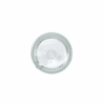 Garrafa de vidro cilíndrica com gargalo estreito e tampa prateada 760ml cor transparente quarta vista 