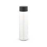 Garrafa cilíndrica de vidro com tampa de rosca antifulgas 520ml cor transparente terceira vista 