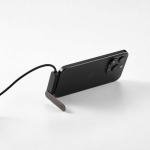 Cabo carregamento rápido USB-C suporte para telemóvel integrado 60W cor preto terceira vista 