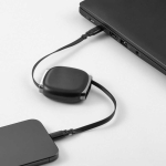 Kit carregamento rápido e transferência de dados magnético USB-C e 60W cor preto segunda vista