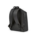 Mochila térmica em poliéster reciclado com fecho duplo 12L cor preto segunda vista