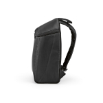 Mochila térmica em poliéster reciclado com fecho duplo 12L cor preto quarta vista 